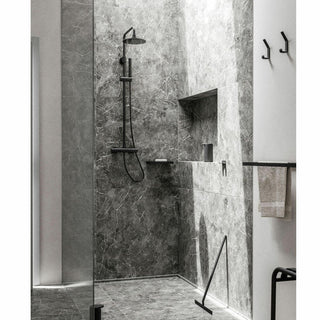Rim Towel rail black double 44*12cm