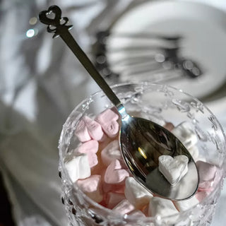 Sugar Almonds Spoon Love Steel/Silver