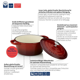 Roasting Round Tray Cast Iron 2.5L