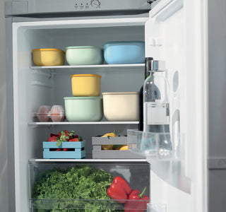 M STORE&MORE - Shallow Airtight Fridge/Freezer/Microwave Containers 975cc