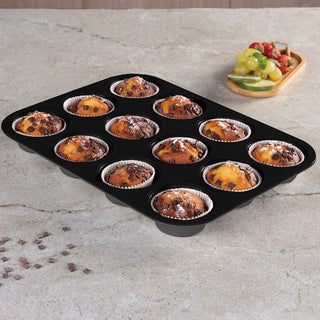 12 cups muffin pan Anthracite