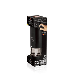 2 in 1 electric pepper and salt mill ,Black Rose