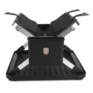 Dish Rack ,Black & Rose Gold
