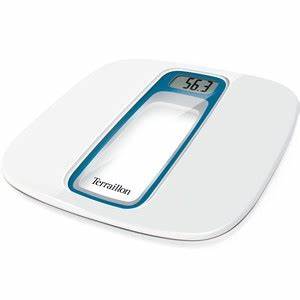 Body Scale Window Blue Silver