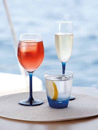 Ecozen Wine Glass – Party Blue – 6 Pcs