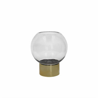Sphere Vase Transparent 21h Glass Design Bubble