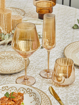 Flute 230cc Glass Iride Topazio