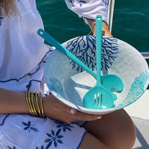 Mare - Salad Bowl&Cutlery Blue