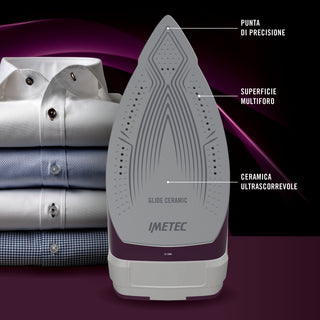 Imetec Steam Iron , 4X Zero Calc Z3 3900, 2400W, 170G , Glide Ceramic