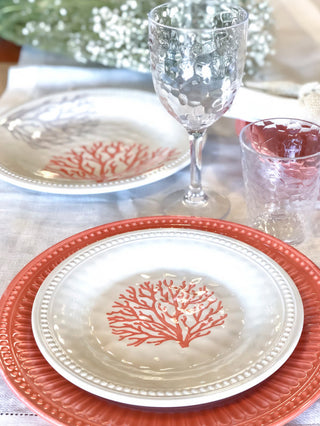 Mare - Flat Plate - Coral - Set 6 pcs