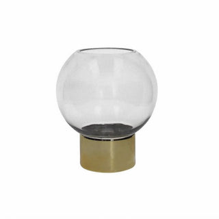 Sphere Vase Transparent 26h Glass Design Bubble