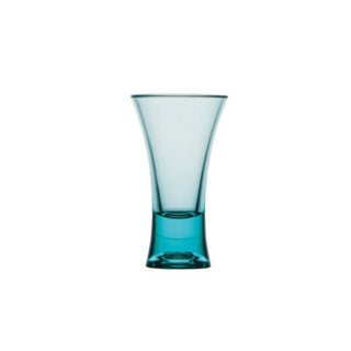 Square Vodka Shot -Tritan Turquoise-Set 6u